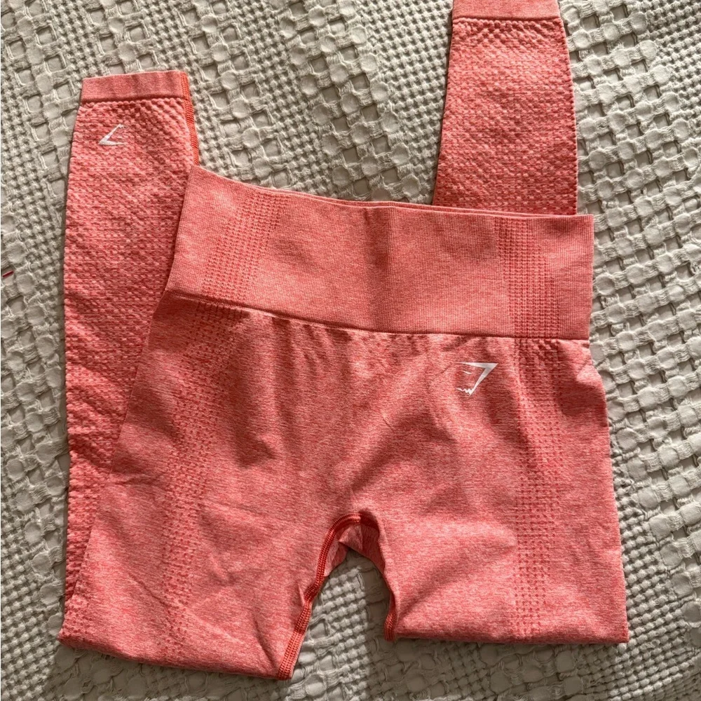 Women's Pink Gymshark Leggings - Picture 3 of 5